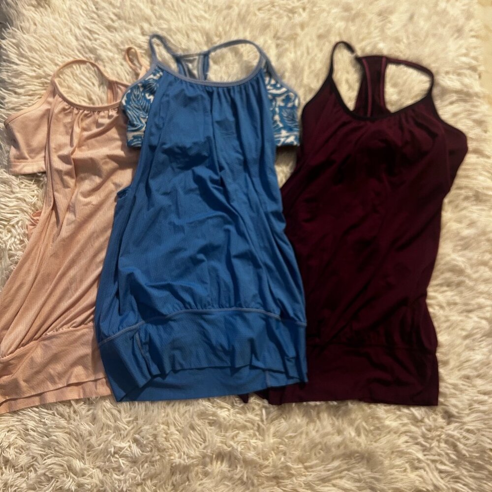 BUNDLE (3) LULULEMON RARE 3-Piece Tank & Bra Bundle - Picture 2 of 2